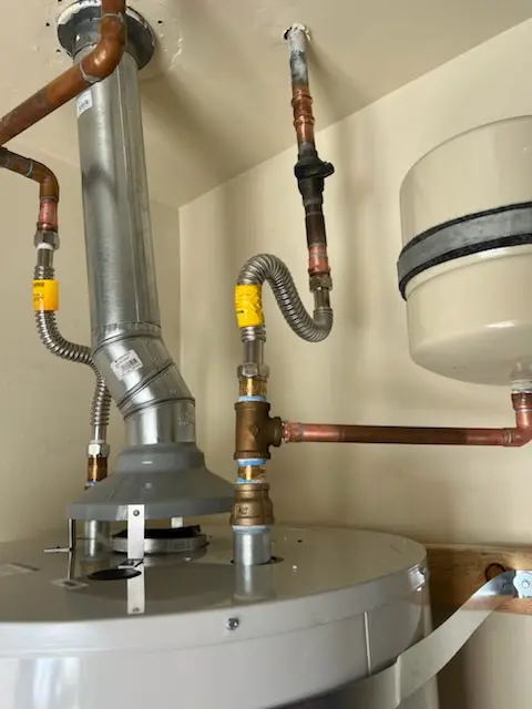 Water heater installation and plumbing repair in Merrygold